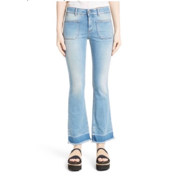 Stella McCartney Cropped Front Pockets Jeans
Size 28 - Picture 1 of 16